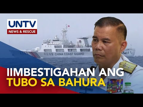 Tubo na ibinaon umano ng mga Chinese sa gitna ng Bajo de Masinloc, iimbestigahan ng PH Navy