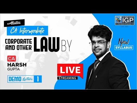 CA Inter - Paper 2 | Law | REGULAR BATCH | PEN DRIVE