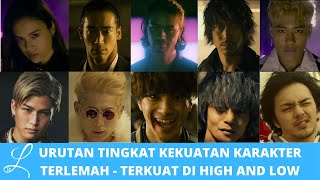 Download lagu URUTAN TINGKAT KEKUATAN KARAKTER TERKUAT - TERLEMAH HIGH AND LOW VERSI WiikLy ID mp3