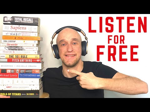 How I listen to audiobooks online for free [surprisingly easy!]