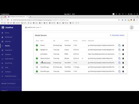 KFServing Proposed UI - demo