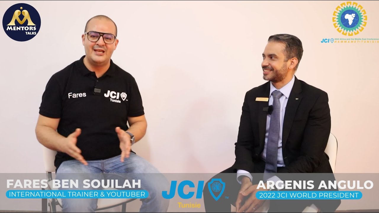 2022 JCI World President Argenis ANGULO interviewed by Fares BEN SOUILAH JCI International Trainer