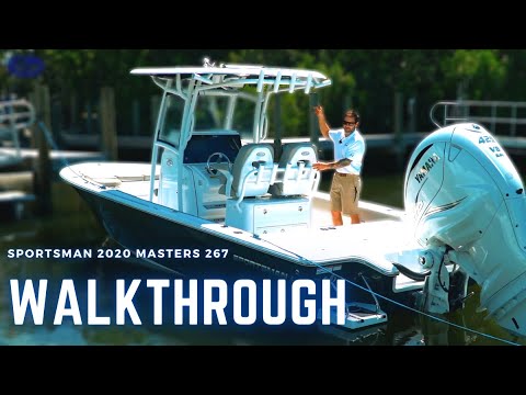 2026 Sportsman Masters 267 Bay Boat Video