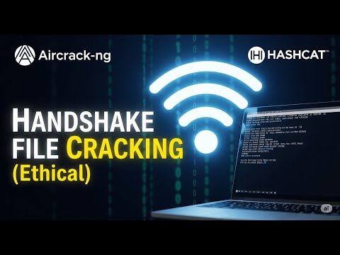 Cracking WPA/WPA2 Handshake Files with Aircrack-ng & Hashcat | Ethical Hacking Tutorial