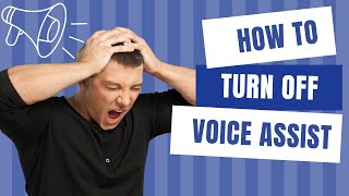 How to TURN OFF Voice Guidance on Xfinity Flex! (Annoying)