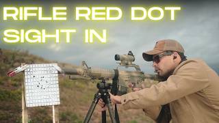 The Easiest Way to Zero a Red Dot On a Rifle
