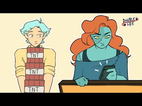 Teaming up with your exes || Double Life SMP