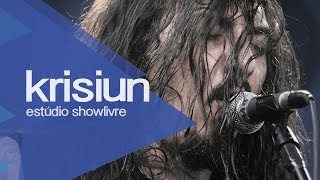 "Hatred inherit" - Krisiun no Estúdio Showlivre 2013