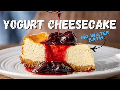 This Cracked, Golden Greek Yogurt Cheesecake Is Easier—and Better