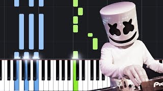 Marshmello - Check This Out (Piano Tutorial)