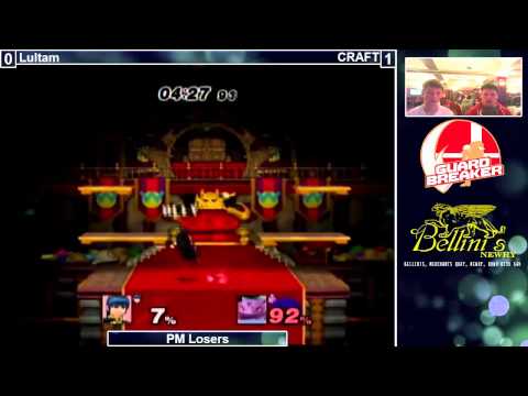 NHSSB3 - CRAFT (C. Falcon) vs Lultam (Marth) - Project M - Losers Side