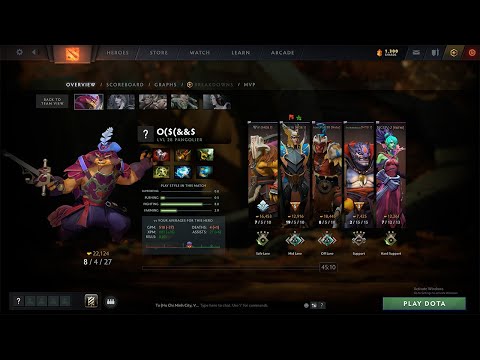 Livestream Dota 2 - 08/01/2021 - Pangolier dota 2 Offlane rank 1k