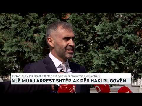 NJË MUAJ ARREST SHTËPIAK PËR HAKI RUGOVËN | T7