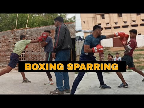 BOXING SPARRING | National boxer | fit Aditya vlog #boxing
