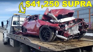$41,250 Salvage Auction MK4 Supra - Should It Be SAVED OR PARTED!!!