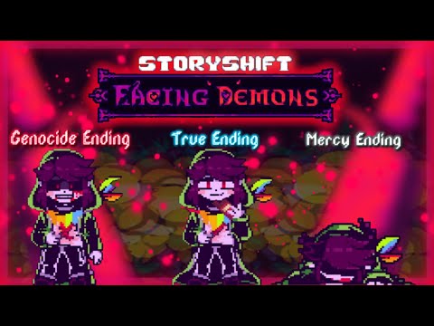 StoryShift - Facing Demons Chara Fight | UNDERTALE Fangame | True Ending + Genocide and Mercy Ending