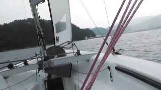 preview picture of video '2014 6 8 Omega Dinghy Sailing at Masan Dotsum Island, s. Korea'