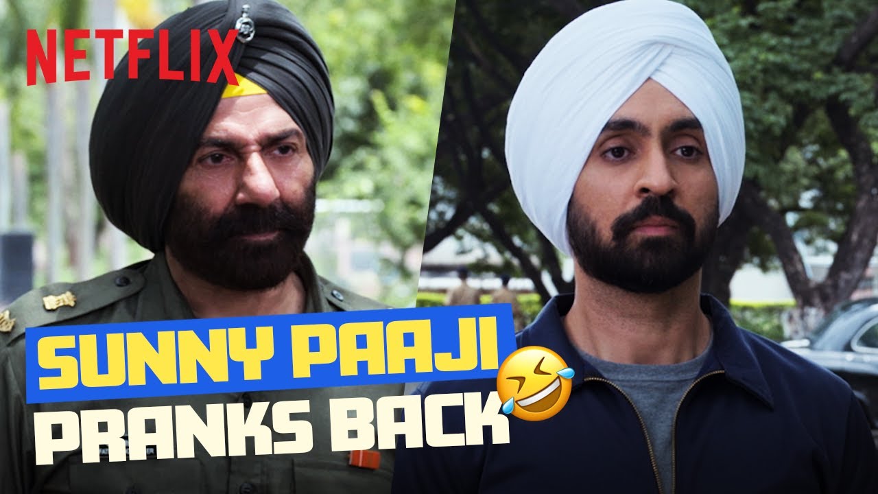 Sunny Deol And Diljit Dosanjh’s FUNNIEST Beauty And The Beast SCENE 🤣| Border 2 | Netflix