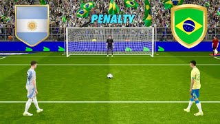 Download lagu eFootball | Argentina vs Brazil Full Penalty Shootout | ARG vs BRA Match | Highlights mp3