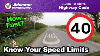 Know Your UK Speed Limits