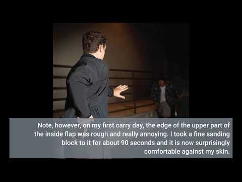 User Review: BIANCHI 100 Professional IWB Right Hand Holster, Tan, Size 13 (26082)