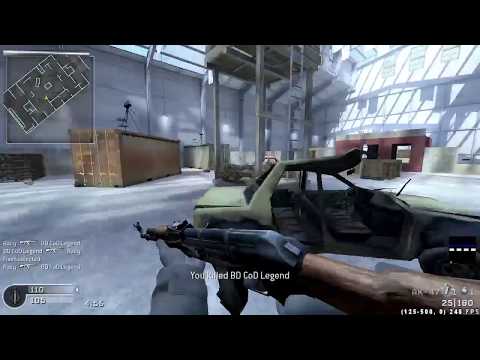 COD4 promod: Racy vs BD COD LEGEND (W4R) 1v1 incomplete(rage quit)