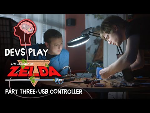 "Devs Play" S01E04 - Legend of Zelda (Part 3 - USB Controller)