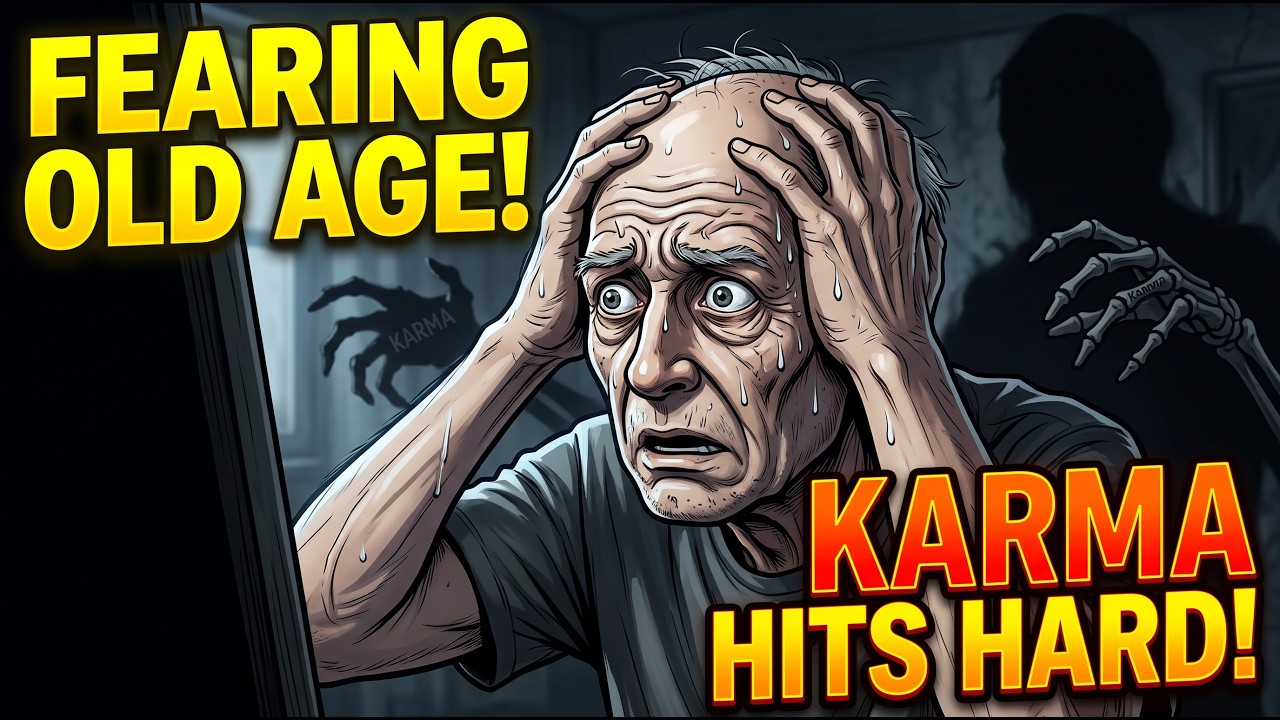 The narcissist fears facing old age because they know karma is waiting for them.