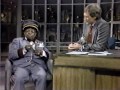 David Letterman interviews Pee Wee Marquette, then Pee Wee performs Pennies from Heaven