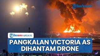 Pangkalan Militer AS di Baghdad Diserang Drone, 4 Ledakan Menggema dengan Asap Membumbung Tinggi