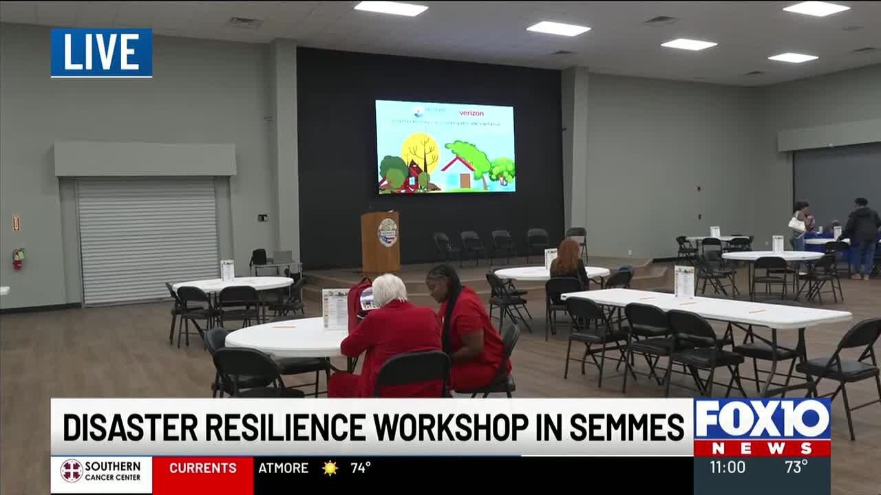 Disaster Resilience Workshop happening in Semmes