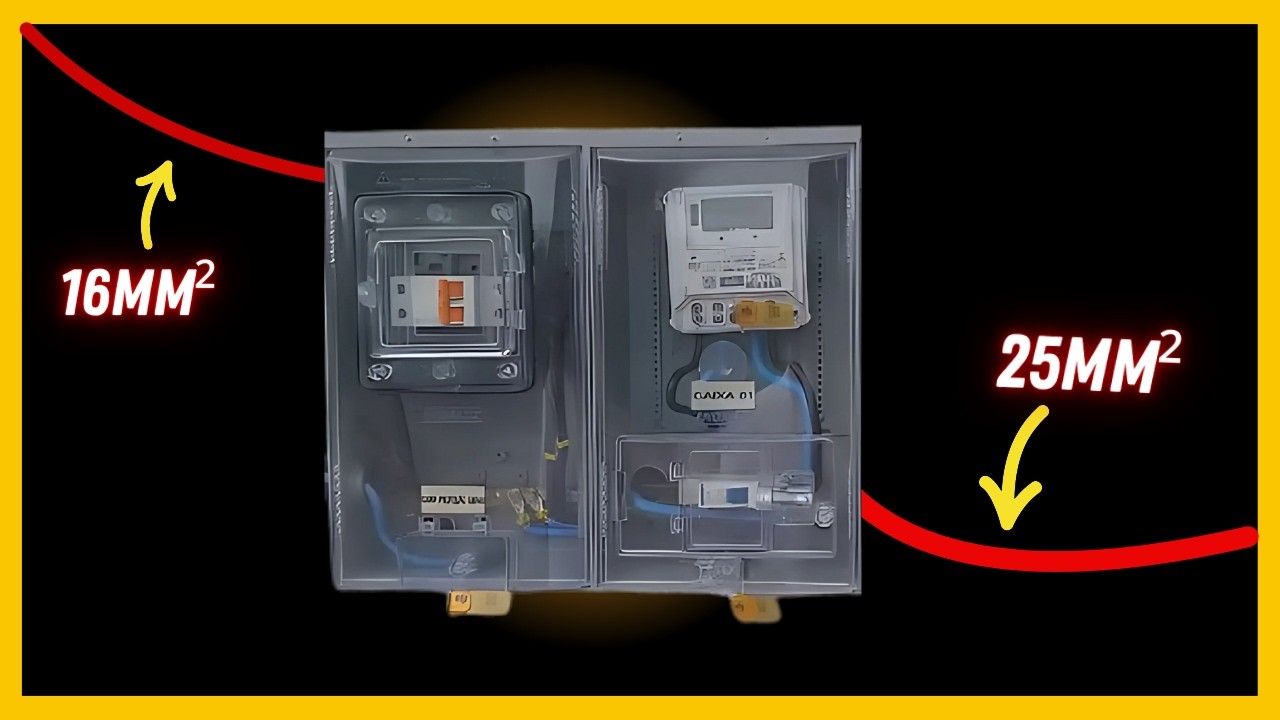 POR QUE A BITOLA DO CABO AUMENTA NA SAÍDA DO DISJUNTOR?