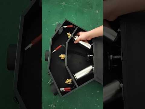 Dmx 3 head flame machine