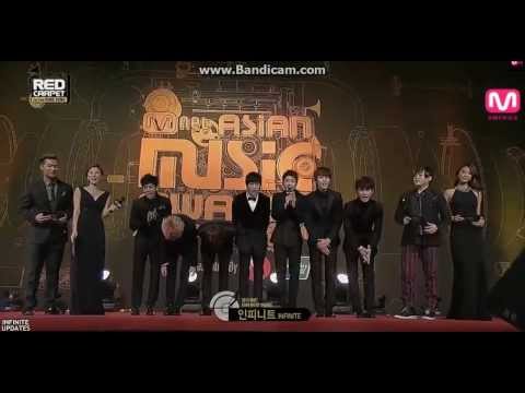 131122 MAMA 2013 RED CARPET - INFINITE with Eng dub