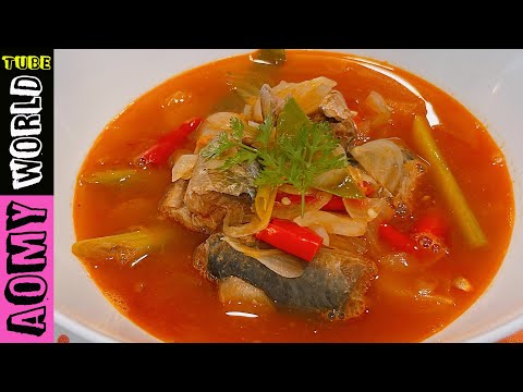 Tom Yum Canned fish | Cooking Thai Recipe | Thailand Street Food | Hot and Spicy Soup