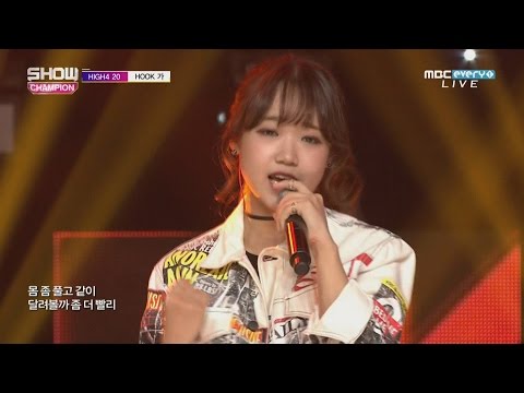 161026 HIGH4 20 x I.O.I 최유정 - HookGA (Hook가) @ Show Champion