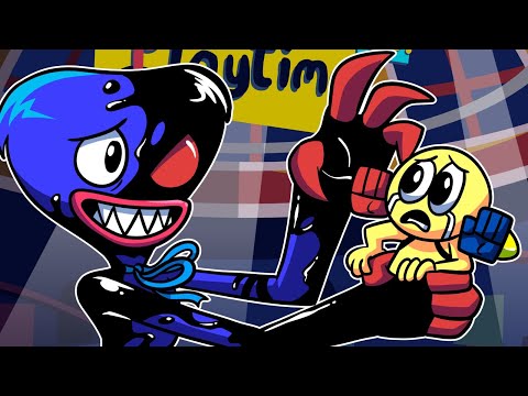 HUGGY WUGGY.EXE IS SO SAD WITH PLAYER! Poppy Playtime Animation #8