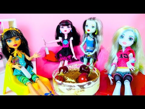 Spielspaß mit Monster High  – Wir machen Tiramisu