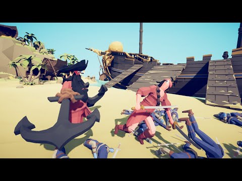 Pirate Queen & Blackbeard VS Every Unit (same price) 2/2 - TABS - Pirate Update!