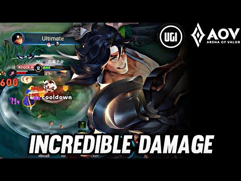 WIRO PRO GAMEPLAY | INCREDIBLE DAMAGE - ARENA OF VALOR