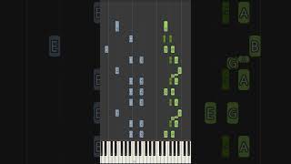 Mozart Rondo Alla Turca Piano Tutorial #short #shortvideo #shortsvideo #shortsfeed #shortsyoutube