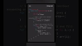 Duplicate zeros Leetcode #1089