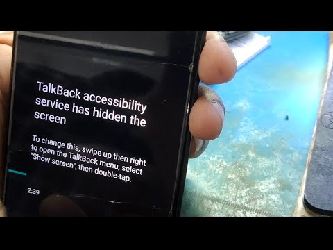 TalkBack accessibility service has hidden the screen #has dimmed the screen #android #realme#oppo