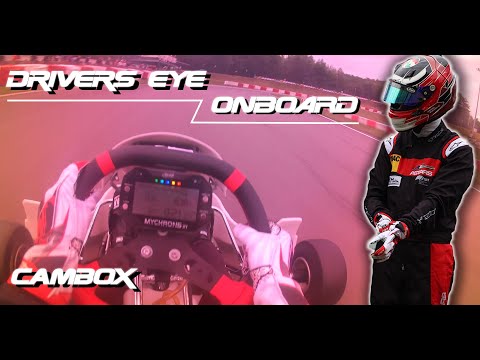 Kart Racing Driver Eye POV | DKM Wackersdorf IAME X30 Senior | Cambox V4 Pro
