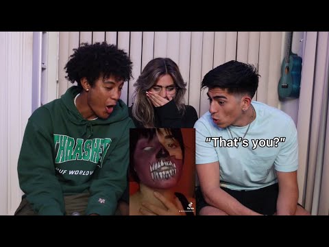 REACTING TO MY CRINGE TIKTOKS | SKYYJADE & AVI AKBAR