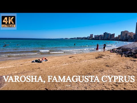 2025 Ghost Town Varosha, Famagusta | Cyprus Walkthrough 4K