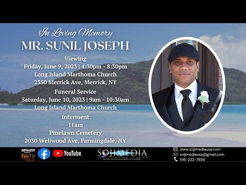 FUNERAL SERVICE | MR. SUNIL JOSEPH