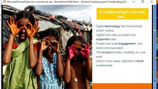 Charity Webinar: Crowdfunding & Online Fundraising