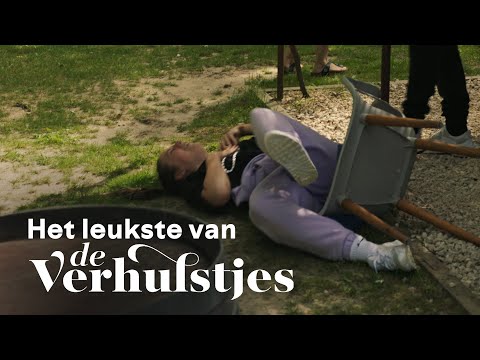 Viktor komt niet bij van het lachen door deze val | Het leukste van De Verhulstjes #06