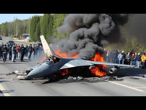 13 minutes ago! 10 US F-16s entering Russian airspace were shot down by 3 MiG-29S pilots.